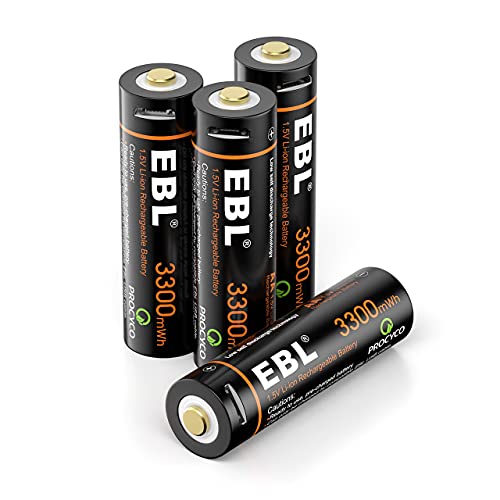 10 Best Aa Lithium Ion 1 5 V Rechargeable Batteries Recommended By An Expert